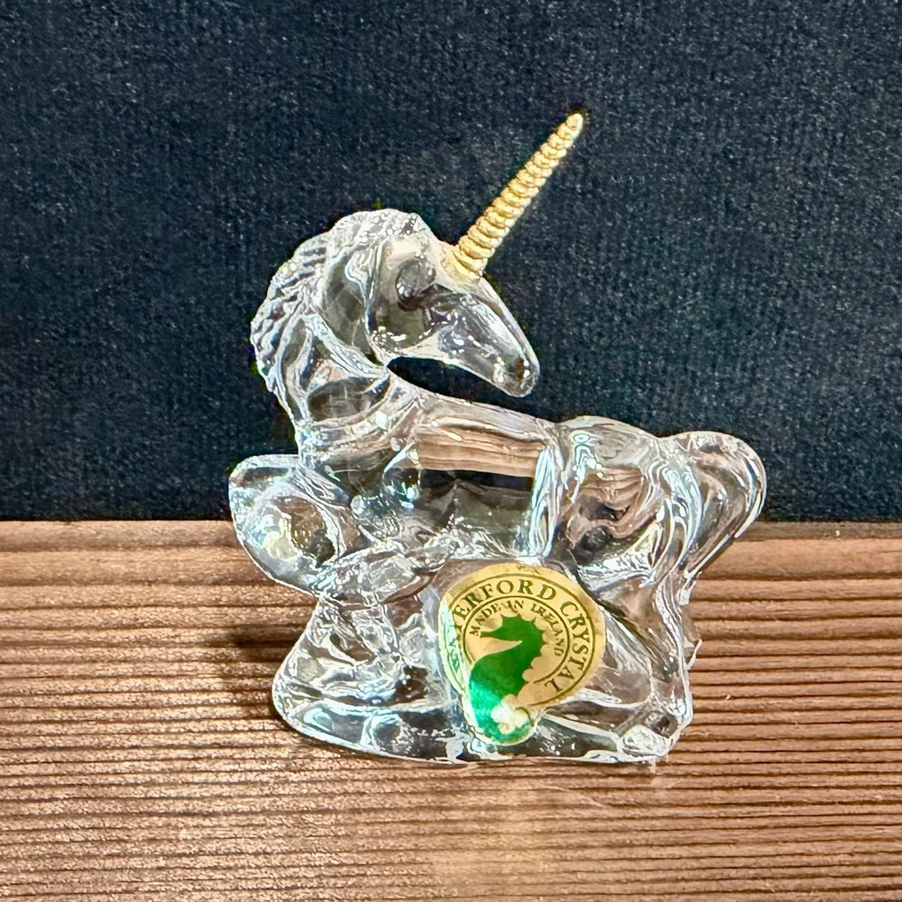 Vintage Waterford Crystal Unicorn - Picture 8 of 11
